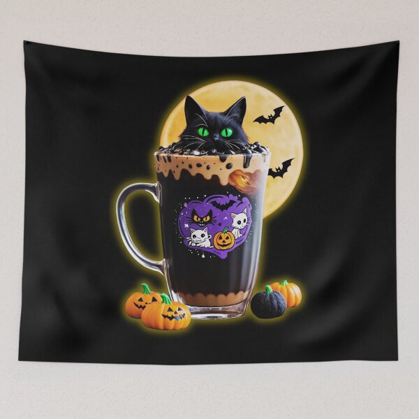 Item preview, Coffee with a cat supraise designed and sold by CamillaCreation.