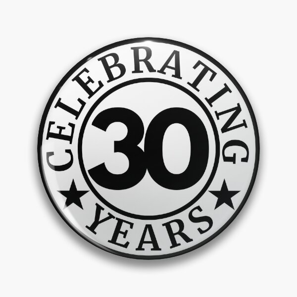 Aperçu de l'œuvre 30e anniversaire – Célébration du 30e anniversaire créée et vendue par highflycrafts.