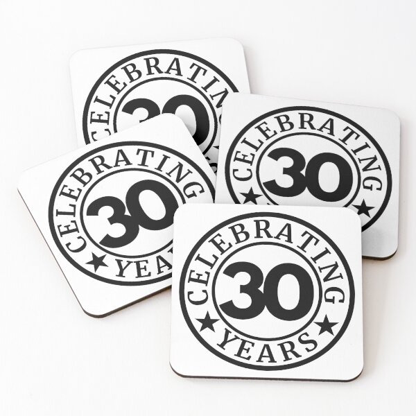 Item preview, 30th Birthday - Celebrating 30 Years Anniversary Milestone designed and sold by highflycrafts.