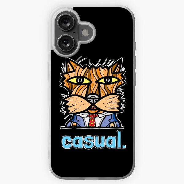 casual. iPhone Soft Case