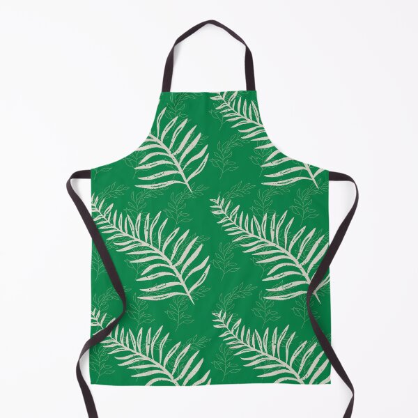 Item preview, Patrón de hojas de helecho blancas y verdes designed and sold by Johnmichaelart.