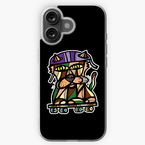 "Skater Kat" iPhone Soft Case