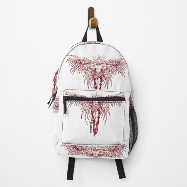 Item preview, angel in red line art designed and sold by UrielCalavera.