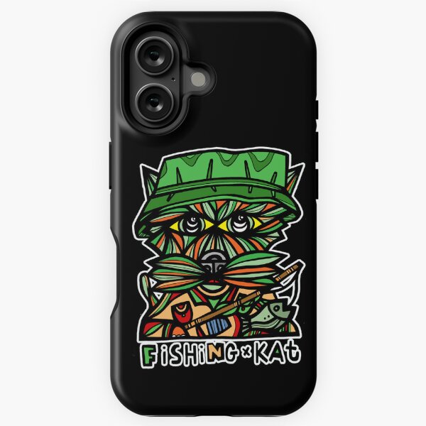 "Fishing Kat" iPhone Tough Case