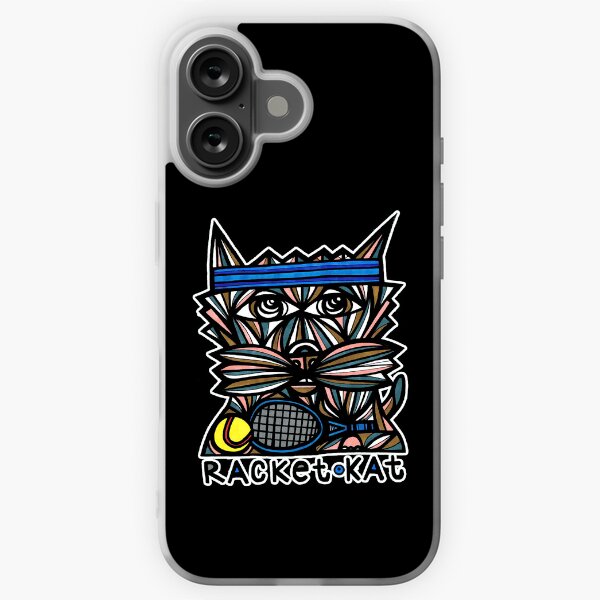 "Racket Kat" iPhone Soft Case