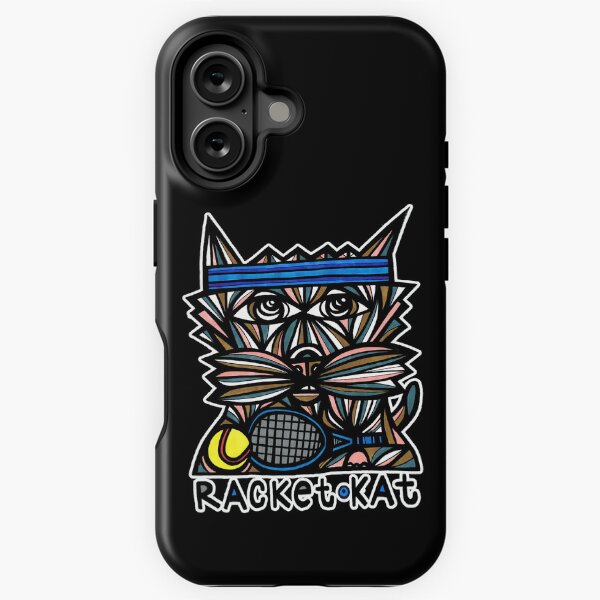 "Racket Kat" iPhone Tough Case