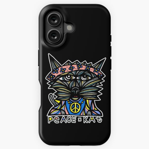 "Peace Kat" iPhone Tough Case