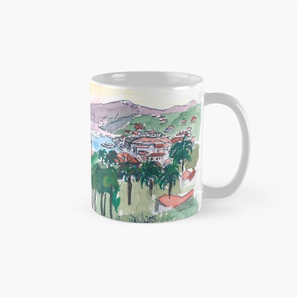 Item preview, St. Barts Caribbean Watercolor Painting designed and sold by artshop77.