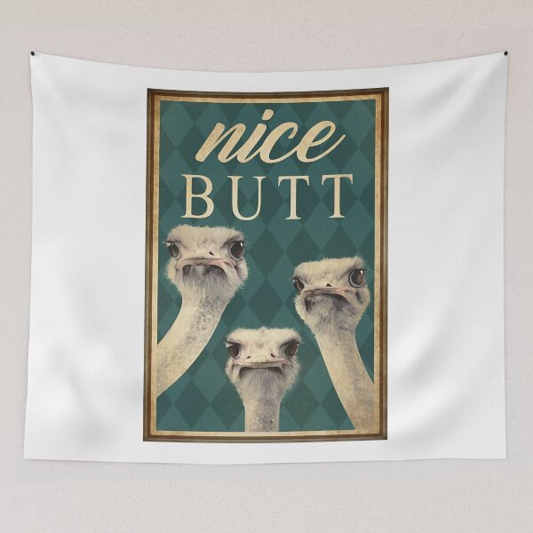 Item preview, Three Ostrich Nice Butt Poster designed and sold by hisole j.