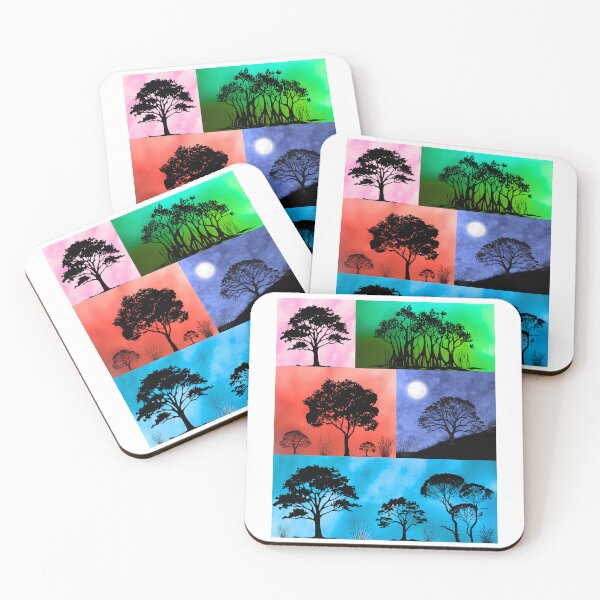 Item preview, Pop-Art Serene Tree Silhouettes designed and sold by Fredster1966.