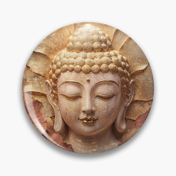 Item preview, zen golden buddha designed and sold by ImaConnection.