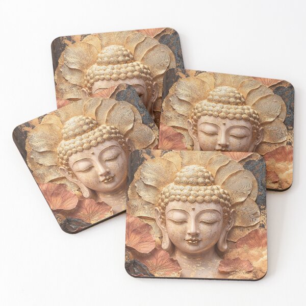 Item preview, zen golden buddha designed and sold by ImaConnection.