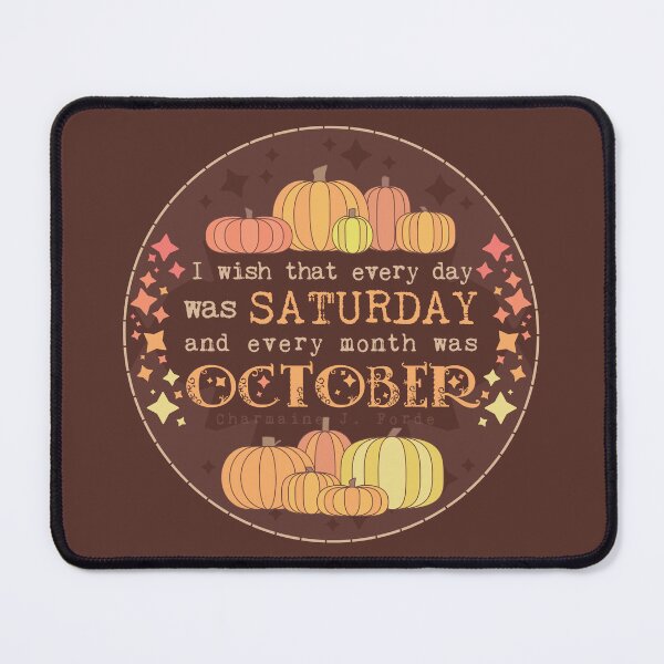 Item preview, October Saturdays [gather] designed and sold by deadbeatprince-typography.