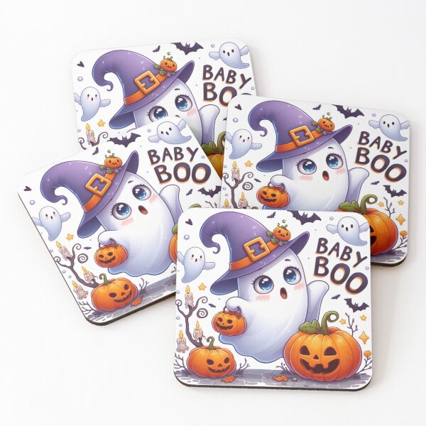 Item preview, Cute Baby Boo Poster - Halloween Ghost designed and sold by Design Shop.