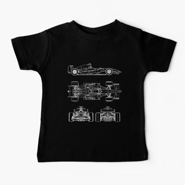 Race car blueprint project Baby T-Shirt