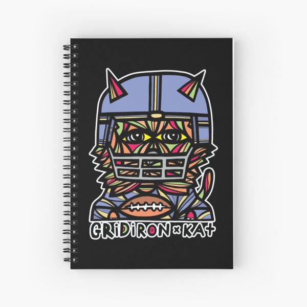 "GridIron Kat" Spiral Notebook