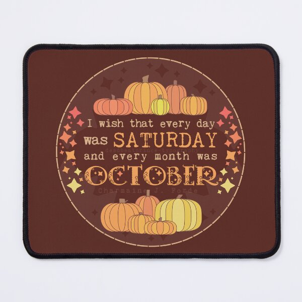 Item preview, October Saturdays [forage] designed and sold by deadbeatprince-typography.