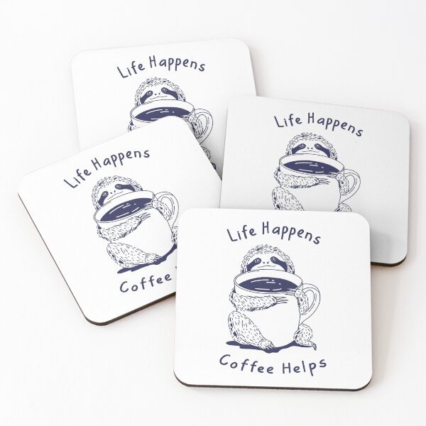 Artikelvorschau, Das Leben passiert Kaffee hilft entworfen und verkauft von Kimprut.