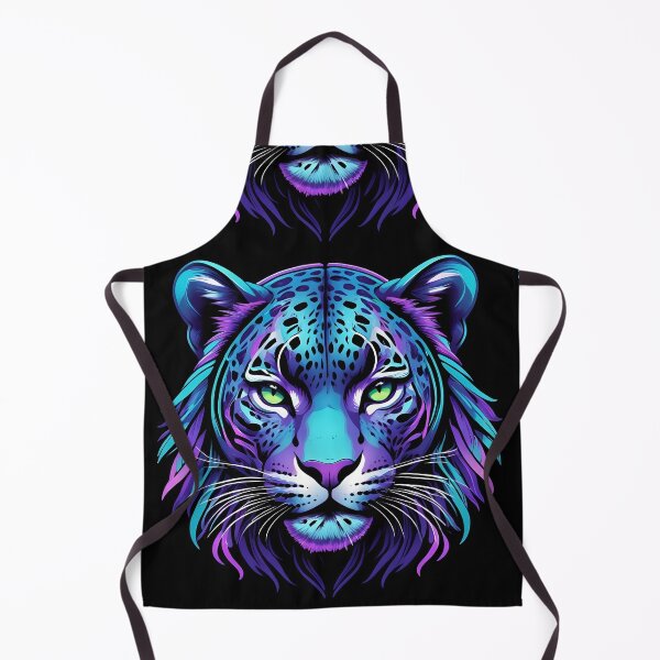 Item preview, Vibrant Neon Tiger Digital Art - Bold and Fierce Wildlife Design designed and sold by creativaimages.