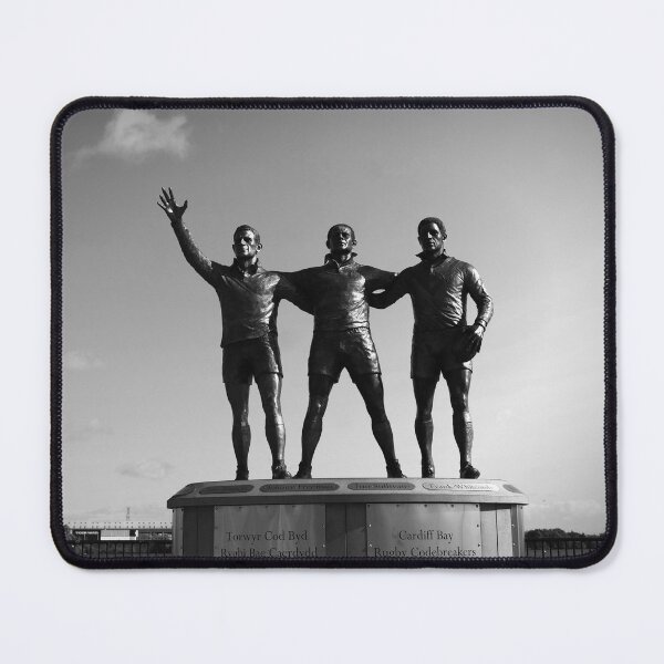 Item preview, Rugby Codebreakers Statue Cardiff Bay designed and sold by santoshputhran.