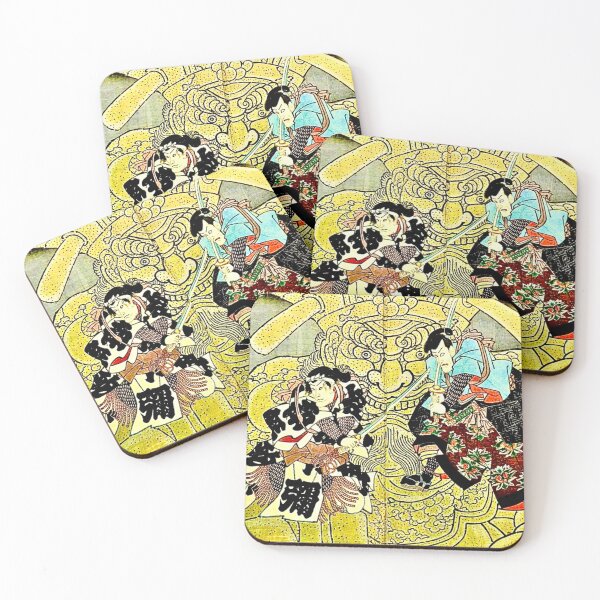 Item preview, Two Samurai’s Ukiyo designed and sold by Daruma786.