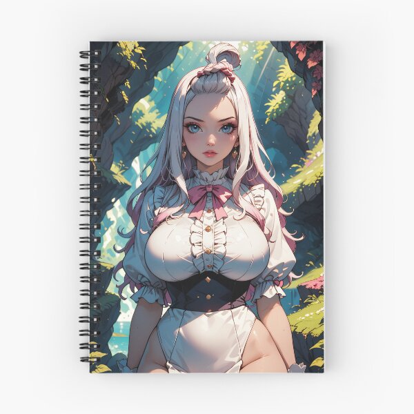 Item preview, Beautiful girl with White Hair in Woods designed and sold by WaifuBrowser.