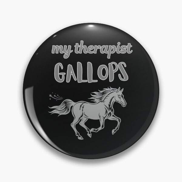 Item preview, Horse Therapist on Black designed and sold by MaevePayntr.