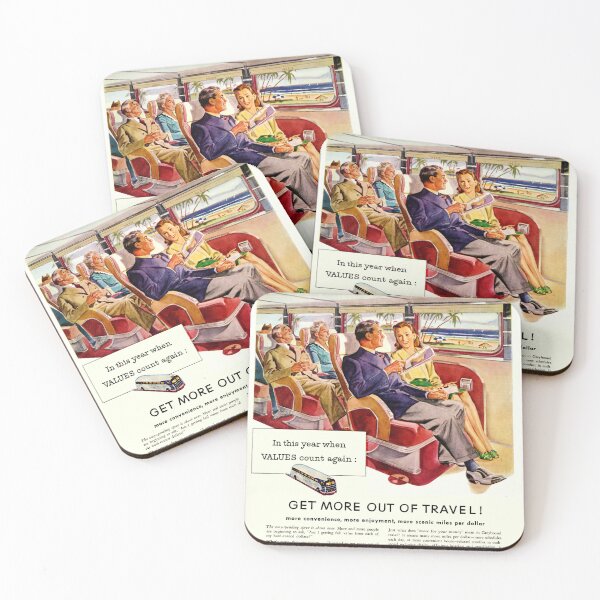 Item preview, Vintage Greyhound Bus Ad designed and sold by NavyDhaliwal.
