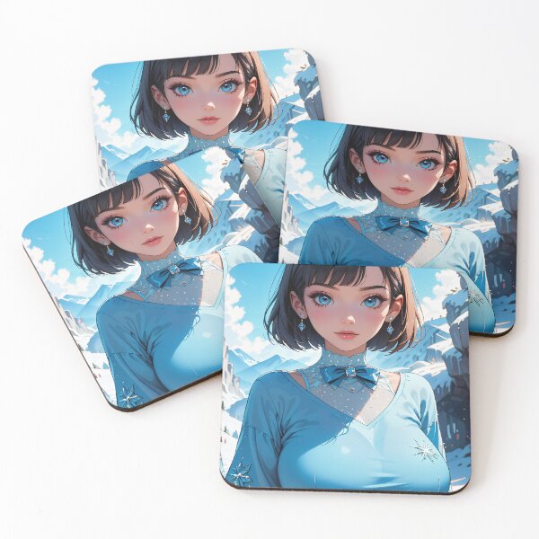 Item preview, Beautiful Anime Girl in Winter designed and sold by WaifuBrowser.