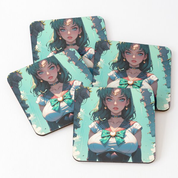Item preview, Beautiful Anime Girl with Green Hair designed and sold by WaifuBrowser.