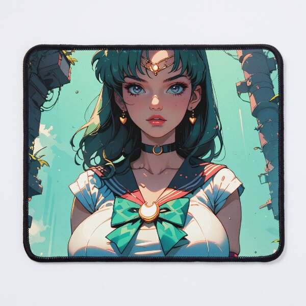 Item preview, Beautiful Anime Girl with Green Hair designed and sold by WaifuBrowser.