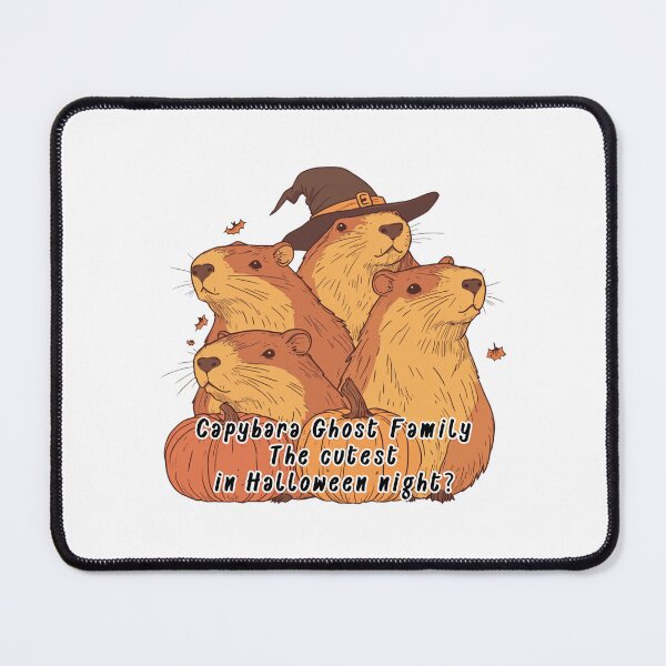Item preview, Halloween Capybara & Chibi Rat Wizard on Pumpkins, Cute & Spooky Fall Design - Halloween Sticker designed and sold by ZloppyDesign.
