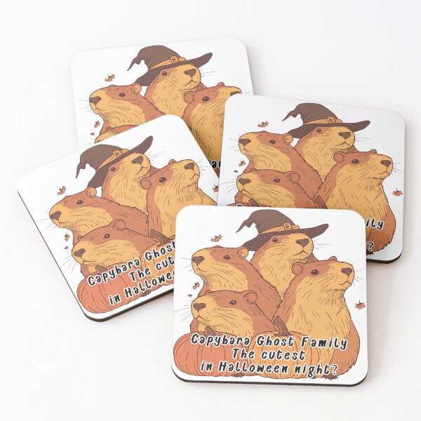 Item preview, Halloween Capybara & Chibi Rat Wizard on Pumpkins, Cute & Spooky Fall Design - Halloween Sticker designed and sold by ZloppyDesign.
