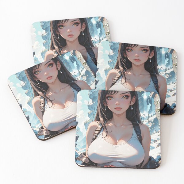 Item preview, Beautiful girl in crop top designed and sold by WaifuBrowser.