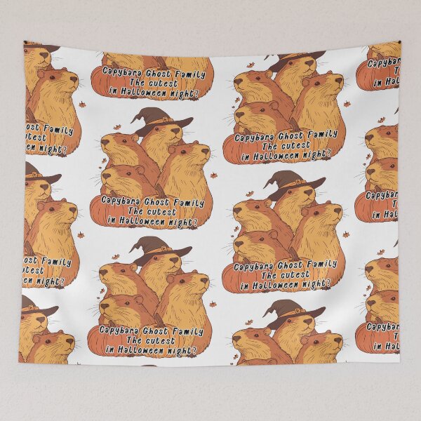 Item preview, Halloween Capybara & Chibi Rat Wizard on Pumpkins, Cute & Spooky Fall Design - Halloween Sticker designed and sold by ZloppyDesign.