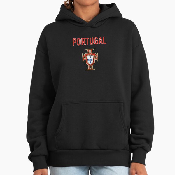 Sweatshirt Supporter Du Portugal Rugby - Drapeau National, Coupe Classique, Col Tissé