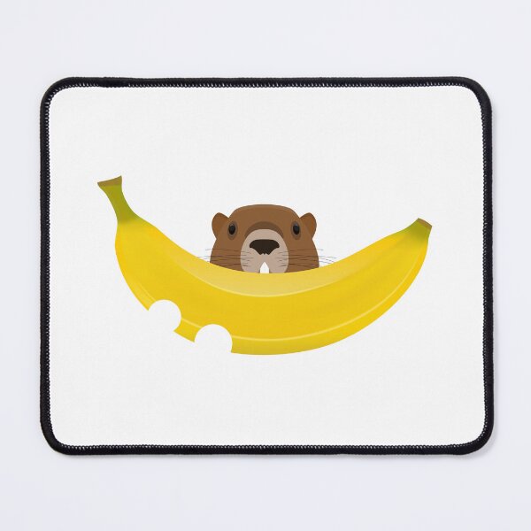 Item preview, Banana Bite Beaver - Funny Animal T-Shirt designed and sold by GorinART.