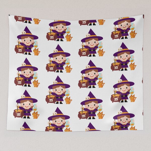 Item preview, Cute Witch and poison pot and bottle, Happy halloween designed and sold by NoeySmiley55.