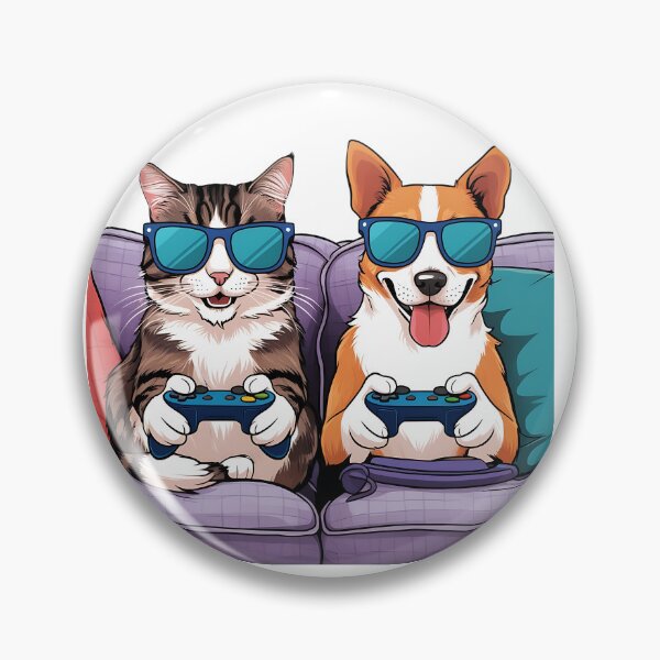 Item preview, Cat and Dog in Sunglasses T-Shirt designed and sold by fashionsicon.