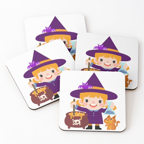 Item preview, Cute Witch and poison pot and bottle, Happy halloween designed and sold by NoeySmiley55.