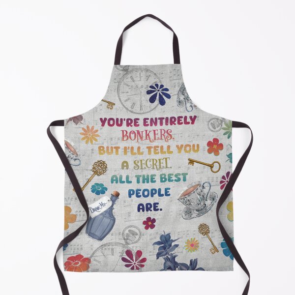 Item preview, Alice in Wonderland BONKERS Quote designed and sold by maryedenoa.