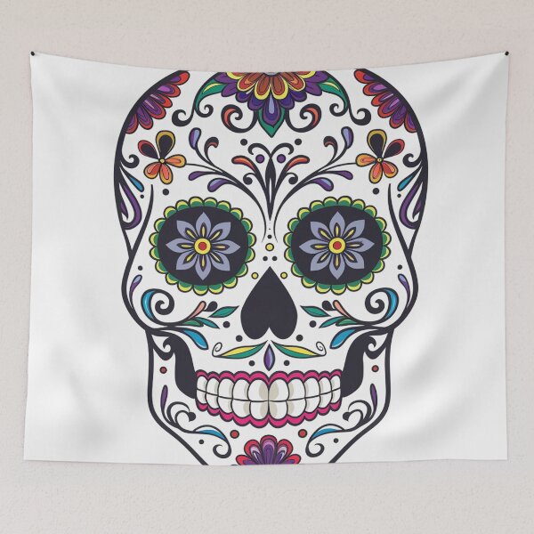 Item preview, Day of the Dead Skull 131 designed and sold by AstroRisq.