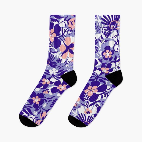 Item preview, Romantic meadow, White and blue flowers on a light purple background designed and sold by Alex  Blud.
