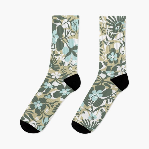 Item preview, Romantic meadow, White and khaki flowers on a dark beige background designed and sold by Alex  Blud.