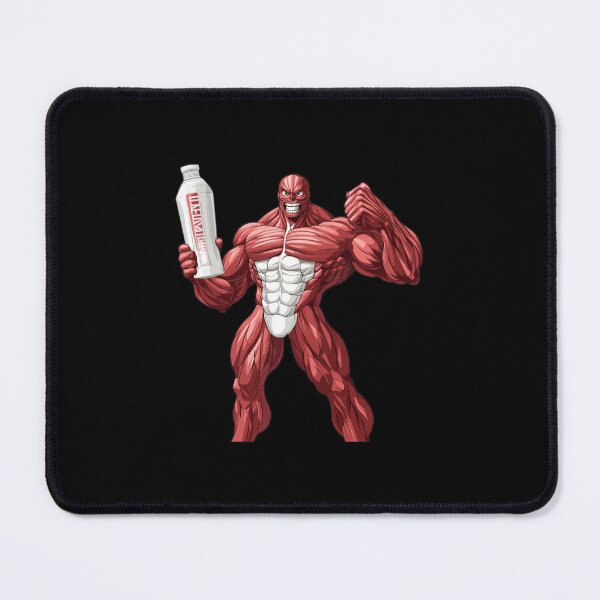 Item preview, "Muscular Character Holding 'METABOLIC' Bottle" designed and sold by MYTHIC PEEL STICKERS.