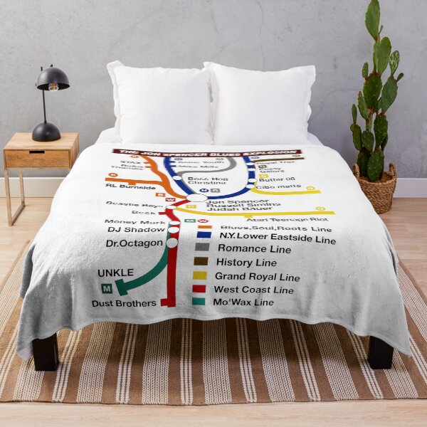 Item preview, Jon Spencer Blues Explosion - influences and related acts as a subway map, from ACME Japanese promotional material designed and sold by geetarv.