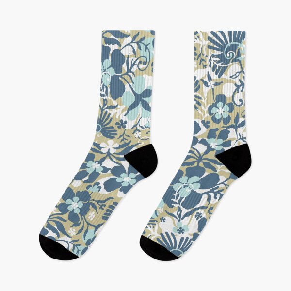 Item preview, Romantic meadow, White and dark gray flowers on a dark beige background designed and sold by Alex  Blud.