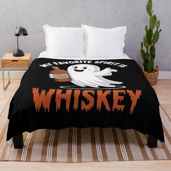 Item preview, My Favorite Spirit is Whiskey Drinking Ghost Halloween Costume  designed and sold by lena-whitaker.