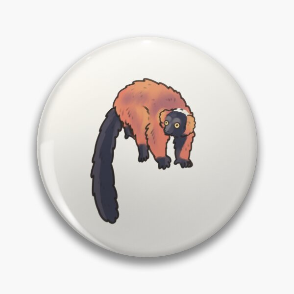Item preview, cute Red Ruffed Lemur  designed and sold by Artofmayara.