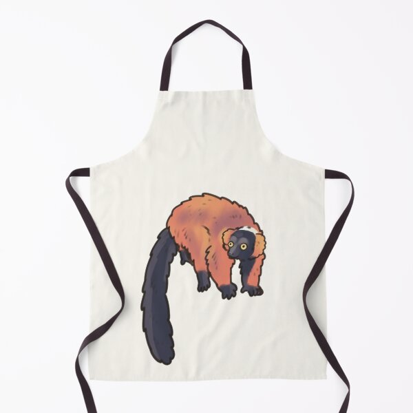 Item preview, cute Red Ruffed Lemur designed and sold by Artofmayara.